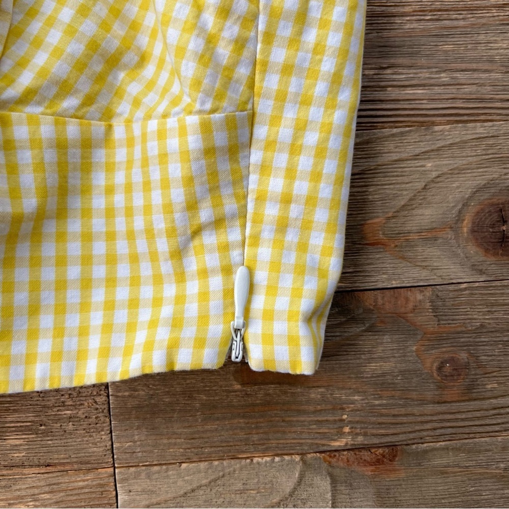 Zara Gingham Crop Top - Picture 8 of 10